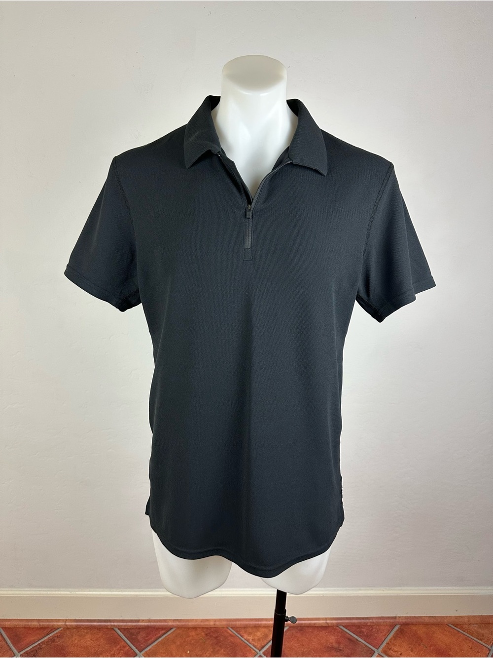 Reigning Champ Men's Zippered Performance Polo